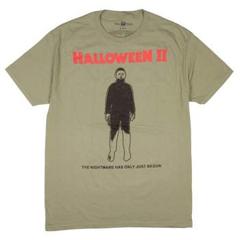 Halloween II Men's There Is No Place To Hide Now He's Back Graphic T-Shirt Adult