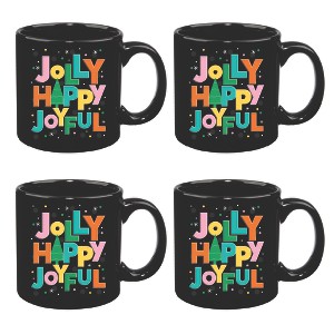 Courtside Market Joyful Brights Jolly Big Mug 4 Piece Set - 1 of 1