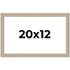 PosterPalooza | 20x12 Thin Barnwood Picture Frame, UV Acrylic, 2 Finishes - Grey and Black - 2 of 4