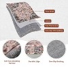 Area Rug , Washable Ombre Print Vintage Distressed Ultra-Thin Bedroom Living Room Accent Rug - 3 of 4