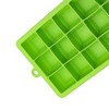 Unique Bargains 15-Cavity Small Square Ice Tray with Lid Hand Wash Only Silicone 7.87"x4.72"x1.30" 1 Pc - 3 of 3