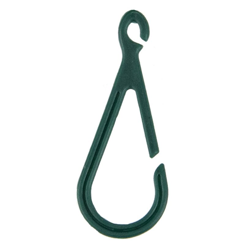 Northlight Club Pack of 48 Forest Green Outdoor Christmas Ornament Hanger Hooks 1.75", 1 of 2