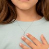 Girls' Treble Clef Polished Sterling Silver Necklace - In Season Jewelry - 3 of 4