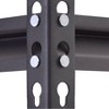 Muscle Rack 48"Wx24"Dx72"H Boltless Steel 5 Tier  Garage Storage Shelving Unit Black - 2 of 4