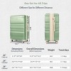 LOVMOR Luggage Sets New Expandable Hardshell 3pcs Clearance Luggage Hardside Lightweight Durable Suitcase sets Spinner Wheels Suitcase with TSA Lock - 3 of 4