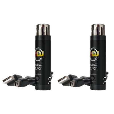 AMERICAN DJ myDMX Buddy USB Computer Software LED DMX Light Interface (2 Pack)