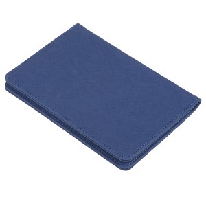 Unique Bargains PU Leather Travel Wallet Case Document Organizer Card Holder Cover 5.8"x3.9" - 1 of 3