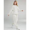 Attraco Womens 2 Piece Outfits Lounge Hoodie Sweatsuit Sets Oversized Sweatshirt Baggy Fall Fashion Sweatpants Tracksuit Set - 4 of 4