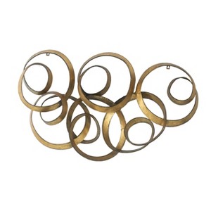 Dexmalle Gold Leaf Wall Décor - 1 of 4