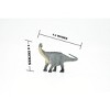 Apatosaurus Dinosaur, Museum Quality, Animal, Realistic Hand Painted, Figure, Model, Vintage Replica, Toy, Gift,  3 1/2 Inches.  F8109-B117 - 2 of 4