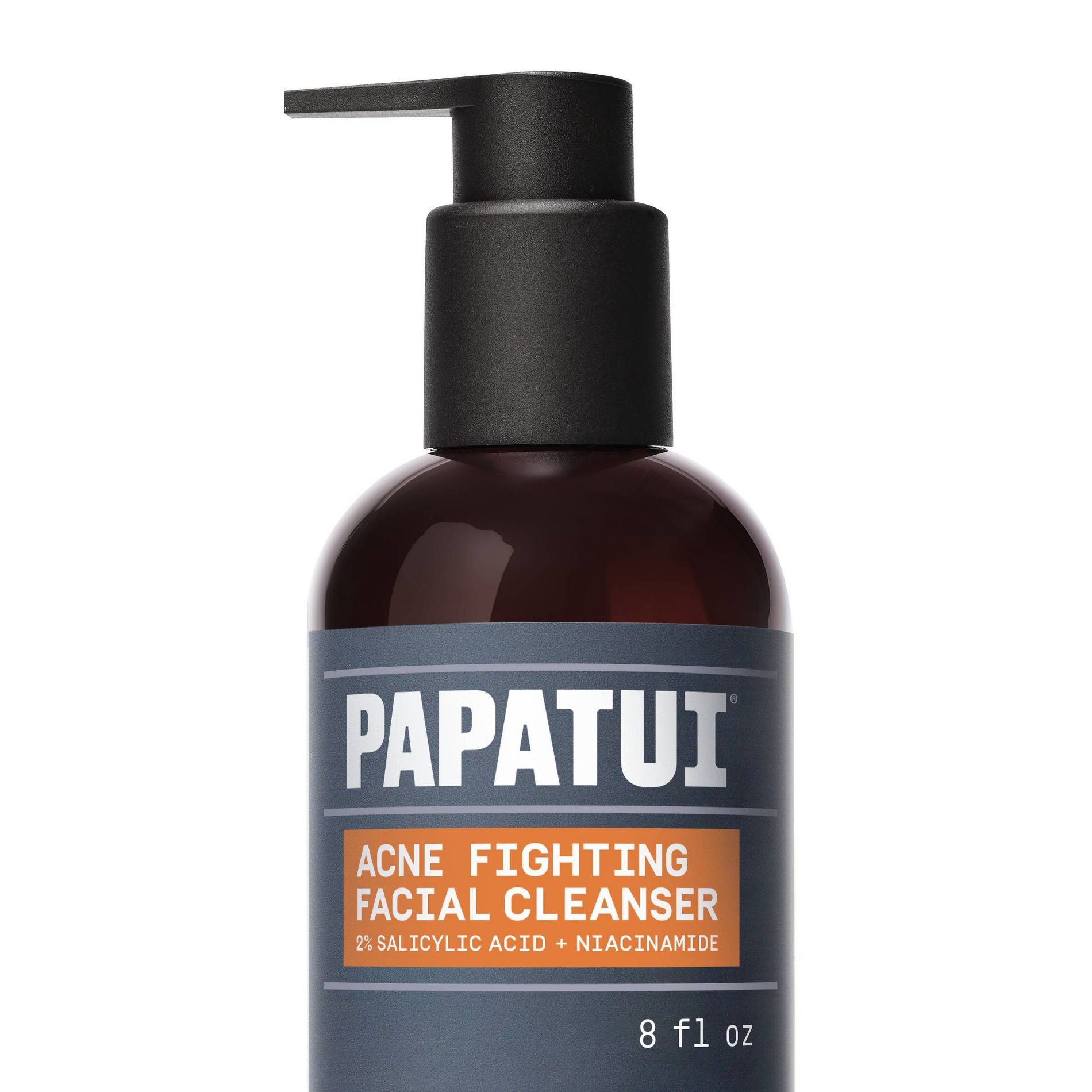 Papatui Acne Salicylic Acid & Niacinamide Daily Use Facial Cleanser - 8oz