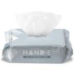 Hand-E Disposable Dry Wipes - Dry Disposable Wash Cloths for Seniors, Baby, Cleaning - No Additives - Cleansing Dry Washcloths - Packs of 50