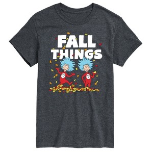 Men's - Dr. Seuss - Fall Things Short Sleeve Graphic T-Shirt - 1 of 4