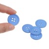 Unique Bargains Resin Craft Snap Round Flat 4-Hole Sewing Buttons 50 Pcs - 4 of 4