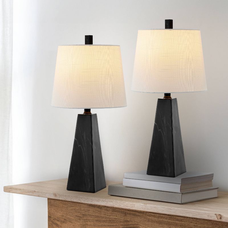 20.5" Owen Contemporary Resin Table Lamps (Includes LED Light Bulb) - JONATHAN Y, 4 of 10
