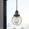 Beacon - 1 Light Cord Hung Mini Pendant In Industrial Style-9.5 Inches Tall and 6 Inches Wide - 2 of 2