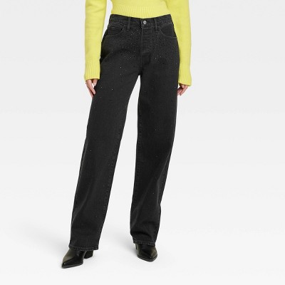 Target high best sale waisted black jeans