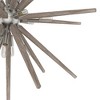 Hunter Fans 30" Jupiter Star Ceiling Light Brushed Nickel Finish - 18 Bulbs, Dimmable, Indoor Use, Mid-Century Style - 2 of 4