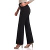 Rekucci Women's Ultra Stretch Pull-On Flared Leg Pants with Pockets | Soft Eco-Friendly Fabric - 2 of 4