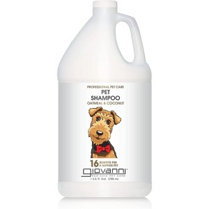 GIOVANNI Professional Pet Shampoo W/ Oatmeal & Coconut, Aloe Vera, 128 oz - 1 of 3