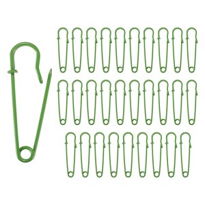 Unique Bargains Sewing Large Safety Spring Lock Blanket Bulk Pins 30 Pcs - 1 of 4