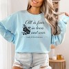 Simply Sage Market Women's Garment Dyed Graphic Sweatshirt All Is Fair - 2 of 3