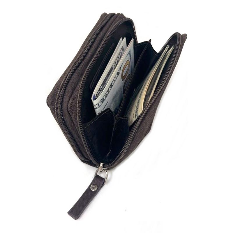 Alpine Swiss Womens Accordion Organizer Wallet Leather Credit Card Case ID, 4 of 7