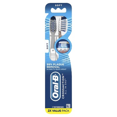 Oral-B Cross Action All In One Manual Toothbrush, Soft