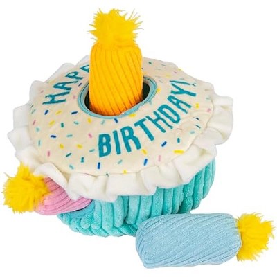 Outward Hound Hide A Birthday Cake, Plush Puzzle Birthday Themed Dog Toy