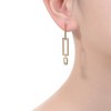 Chic 14K Yellow Gold Drop Earrings with a Pop of Color from Vibrant Cubic Zirconia for a Stylish and Elegant Statement - 2 of 2