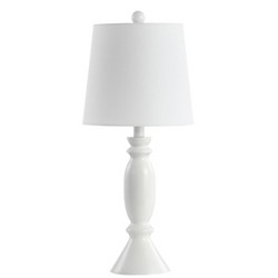 White Resin Table Lamp Target, White Resin Table Lamp Target