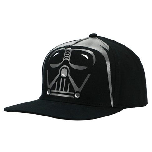 Star Wars Darth Vader Character Printed Crown Youth Black Snapback