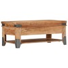 vidaXL Coffee Table 43.3"x20.5"x17.7" Solid Acacia Wood - 3 of 4