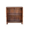 Chevron 2 Door Wooden Cabinet Brown - Timbergirl: Carved Details, No Assembly, 40" Wide - 4 of 4