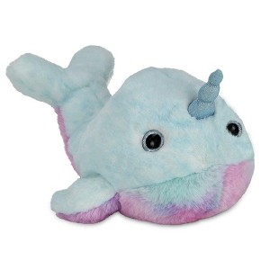 Bearington Narwally Plush Stuffed Animal Blue Narwhal, 12 inches - 1 of 1
