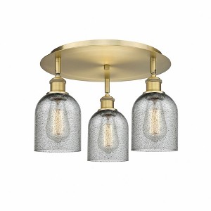 Caledonia - 3 Light Flush Mount In Industrial Style-9.5 Inches Tall and 16.75 Inches Wide - 1 of 1