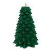 Kurt Adler 9-Inch Battery Operated Green Christmas Tree Candle with LED Flicker Flame - 2 of 4