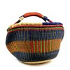 Slickblue Unique Large Bolga Basket – 15" Diameter, Handcrafted, Flexible & Washable - 3 of 4