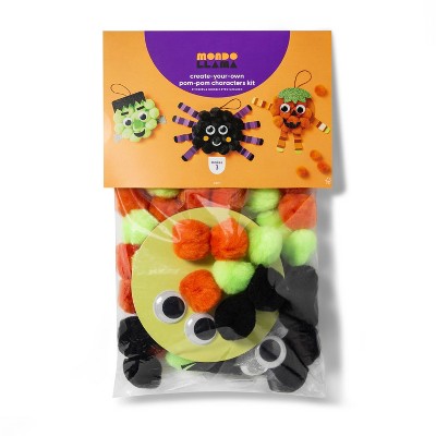 Halloween Create Your Own Pompom Characters Kit - Mondo Llama™