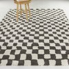 Balta Rugs 7'10"x10' Dietrich Checkered Plush Area Rug Dark Gray - 2 of 4