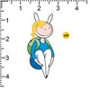 Adventure Time Fionna Sitting 100ct Vinyl Large Deluxe Stickers Variety Pack - 2 of 4