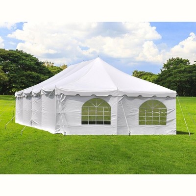 White 20' x 40' Waterproof PVC Vinyl Outdoor Event Tent