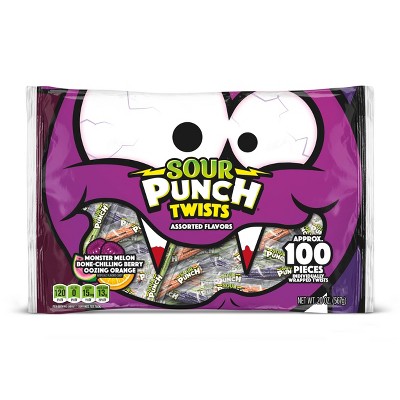 Sour Punch Halloween Twists - 20oz/100ct