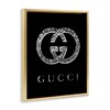 Stupell Industries Black Glam Fashion Symbol Floater Framed Canvas Wall Art - 3 of 4