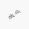 Sanctuary Project by sanctuaire Geo Textured Knot Stud Earring Silver - 2 of 3