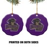 Whittier College Primary Logo Porcelain Scalloped Holiday Christmas Tree Ornament - 2 of 4
