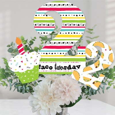 Big Dot Of Happiness Let's Fiesta - Fiesta Party Centerpiece Sticks - Table  Toppers - Set Of 15 : Target