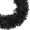 Northlight Colorado Spruce Artificial Halloween Wreath - 36" - Black - Unlit - 3 of 4
