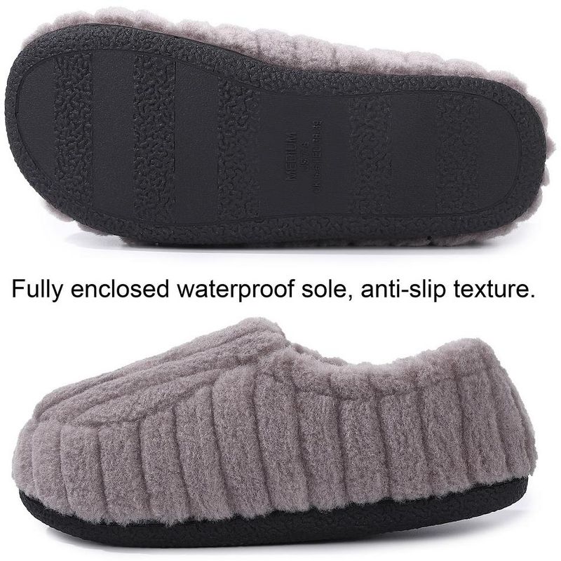 House Slippers for Womens Slippers for Women,Fuzzy Warm Plush Shearling Loafers Slippers,Non Slip House Shoes Indoor Outdoor, 2 of 10