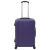 vidaXL Hardcase Trolley Set 3 pcs Purple ABS - 3 of 4